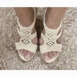 Gianni Bin Wedges Sz..8